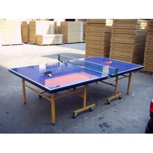 Tabela exterior interna do tênis de mesa, dobradura azul Ping Pong Table For Competition