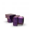 China Electroplate Zinc Alloy Square Zamak Perfume Caps for 15mm Necks wholesale