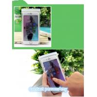 China EVA Plastic Pouches Packaging , frosted slider zipper bag for cell phone on sale
