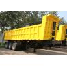 China TITAN 2 axles 3 axles 40 cubic meter tipper trailer with 30 ton 40 ton capacity wholesale