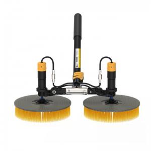 7.5m Lithium Battery Telescopic Solar Panel Cleaning Brush Double Head