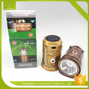 China WS-3318 Telescopic Style USB Solar Rechargeable Handle Crank Led Camping Lantern supplier