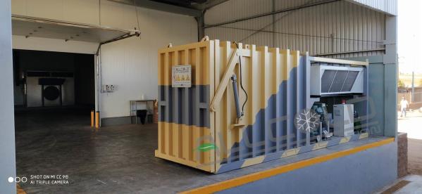 Hermetic Scroll Compressor Vacuum Cooling Chiller for 7000KG Capacity and 12 14 Pallets