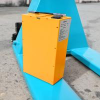 China Hand Held 2 Tonne Electric Pallet Truck Jack Forklift  DC Motor 190mm Lift Height on sale