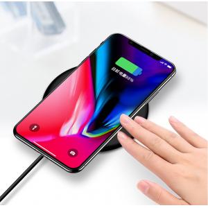 China LED Light Wireless Phone Charger Pad For Iphone Xs Max X 8 Plus Mobile Devices supplier