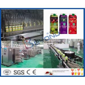 China Concentrated Beverage Production Line Fruit Juice Processing Line Electric Driven supplier