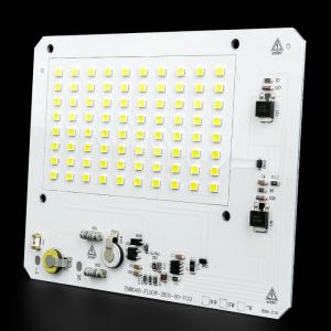 China AC200-300V 3-5 years warranty Bridgelux LED Board Driverless 50W LED flood light SKD for DIY supplier