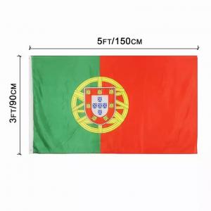 Custom 3X5 Ft Flags 100% Polyester Portugal National Flag All Countries Flags