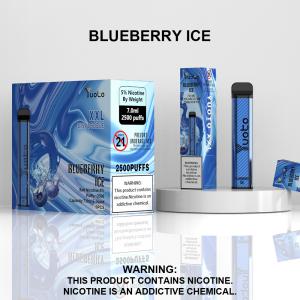China Wholesale Vape Pen 2022 New Design Disposable Vaporizer with Lowest Price 7ml E-Liquid 1200mAh Battery Blueberry Ice supplier