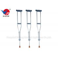 China Skid Proof Medical Walking Crutches , High Durability Stainless Steel Crutches on sale