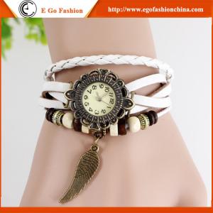 Vintage Watch Leather Watches Retro Watch Pendant Leaf Watches Female Watch Cheap Watch