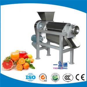China Orange Juice Extract SUS304 2t/H Spiral Juicing Machine supplier