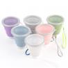 China Shatterproof 320ML Silicone Collapsible Travel Coffee Mug wholesale