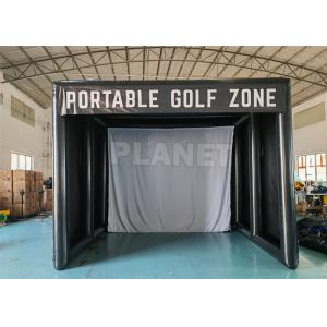 China Air Sealed Portable Home Backyard Inflatable Golf Hitting Cage supplier