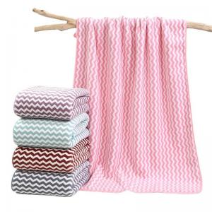 70*140cm Unisex Fast-Drying Bath Towel Set International Soft Lint-Free Floral Pattern