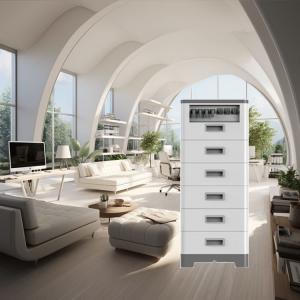Solar Energy Residential Battery Storage System Stacked With Lithium Ion Battery