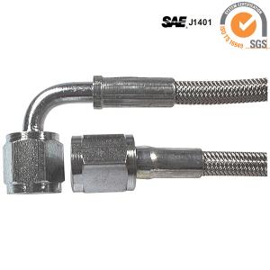 dot sae j1401stainless steel braided hose assembly