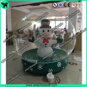China Transparent Inflatable Show Ball,Inflatable Snow Ball,Christmas Decoration Inflatable supplier