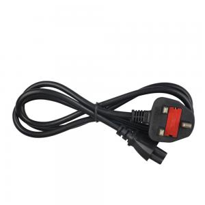 China SIPU Durable UK 3 Pin Power Cable Home Appliance Power Cord 1mtrs supplier
