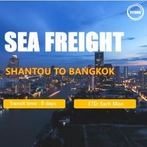 Envío internacional Shantou del mar a Bangkok PAT Thailand