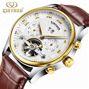 China wholesale top brand luxury watch men business automatic wristwatches supplier