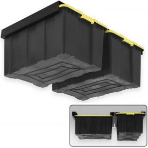 Upgrade Your Garage Storage Solution with Ceiling Tote Slide Black Powder Coating