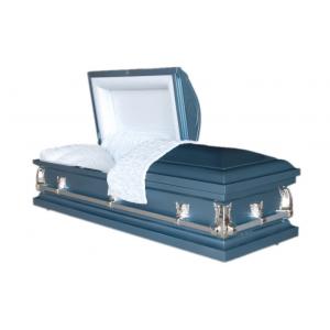 China People metal casket , 18guage steel funeral casket  MC001 supplier