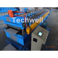China 0.3-0.8Mm Thick Color Steel Roll Forming Machine / Pu Panels Cold Rolled Forming Machines on sale