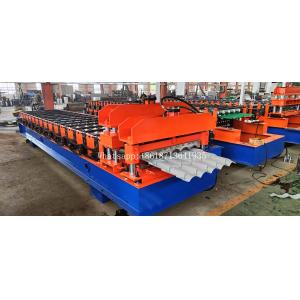 China 4meter/Min Glazed Tile Roll Forming Machine With 18 Rows supplier
