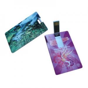 China USB Version 2.0 Credit Card USB Stick 16GB KC-939 With Reading At 10Mbps supplier