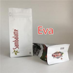China Resealable Zipper Stand Up Bags Flat Bottom For Animal Feed Packaging supplier
