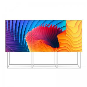 China 3x3 2x2 4k Video Wall With Floor Stand Bracket 55'' Low Power Consumption supplier