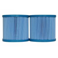 China Pleated Cartridge Filter Pool Paper Flux Filter Swimming Pool Filter white / blue on sale