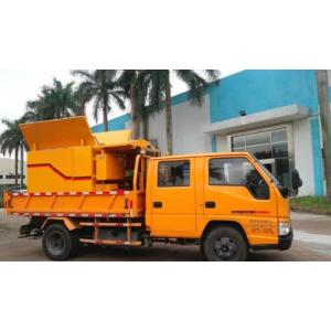 China Spiral Discharging Asphalt Mixture Delivery Container Truck 1.5-4t Tare Weight supplier