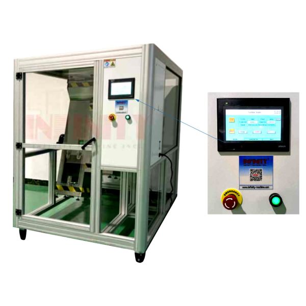 GB/T2324.8 Touch Panel Control Tumble Tester For Rolling Drop Testing