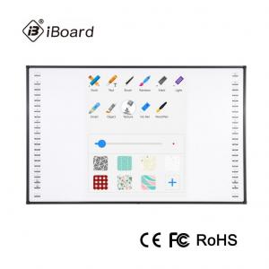 China 82 Inch Interactive Smart Board USB Power Supply Wall Mounted supplier