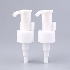 China White Clip Lock Lotion Dispenser Pump 24 / 410 Plastic Shampoo Screw Remover For Bottles supplier