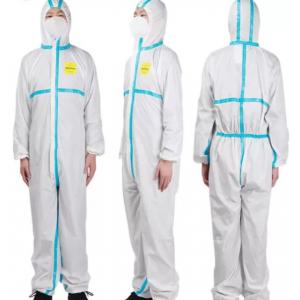 Anti Virus Disposable Protective Suit Safety Wearing No Stimulus To Skin