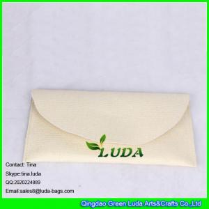 LUDA  cheap purse natural paper straw clutch handbag