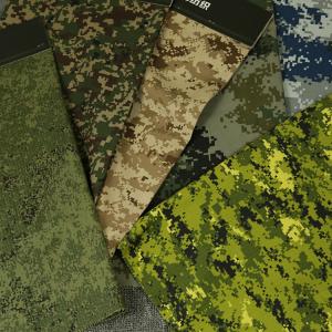 Camo Rip Stop Fabric Solid Dyed Colorfastness To Wash 4 Abrasion Resistant