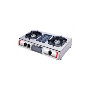 Gas stove with BBQ grill