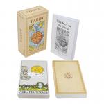 Custom Printed Mini Tarot Cards With Guidebook Varnish surface