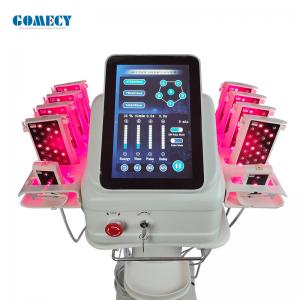 New 6D Lipo Laser Larger Touch Screen with 6 wavelengths for body slimming skin tigtening