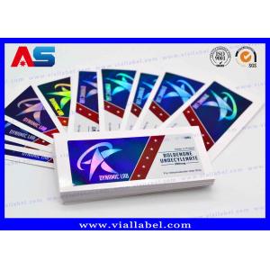 Custom Hologram 10ml Vial Labels For Anabolic Peptide 10ml Glass Bottles medicine sticker labels