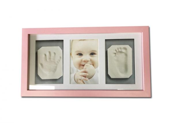 Pink Baby Clay Frame Air Dry Light Clay Life Memory Shower Gift Without Cracking