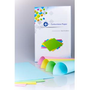 60gsm CFB CF NCR Paper For Laser Printers White Pink Yellow Carbonless Paper 65 X 100cm