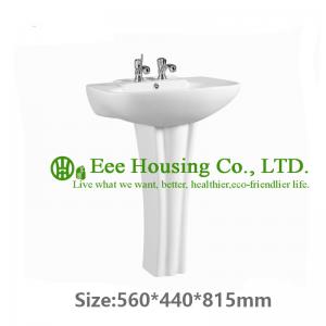 China sanitary ware bathroom new model wash baisn, india porcelain ware fancy wash basin pedestal basin