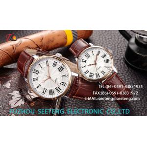 WHOLESALE PU STRAP AND ALLOY CASE QUARTZ  WATCHES  CLASSICAL COUPLE  WATCH
