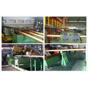 China Hydraulic Copper Continuous Casting Machine Water Cooling For 300 mm Brass Pipes supplier