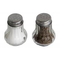 China Glass Bottler Seasoning Shaker Customized Salt And Pepper Shaker 25g on sale
